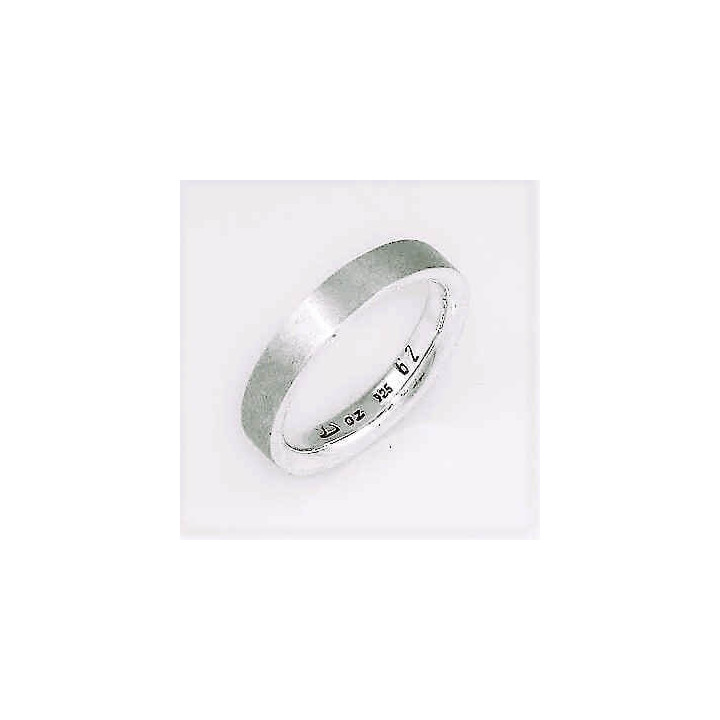 Bague Alliance Argent Homme