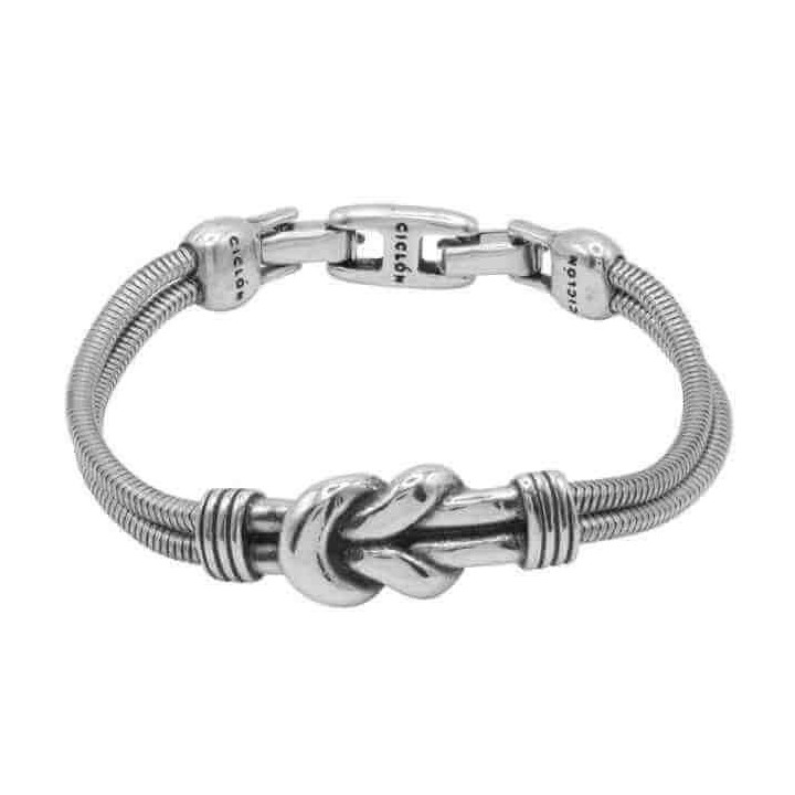 Pulsera Cadena Serpiente Nudo Marinero