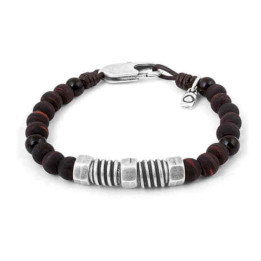 Ceramic Beads Dark Brown Bracelet