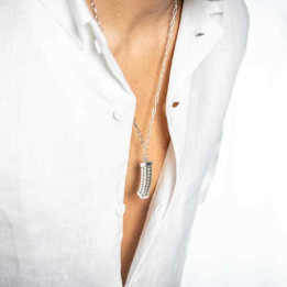 Flecht-Design Anhänger Kette