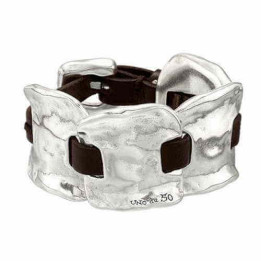 Brazalete Ancho Plata UNOde50