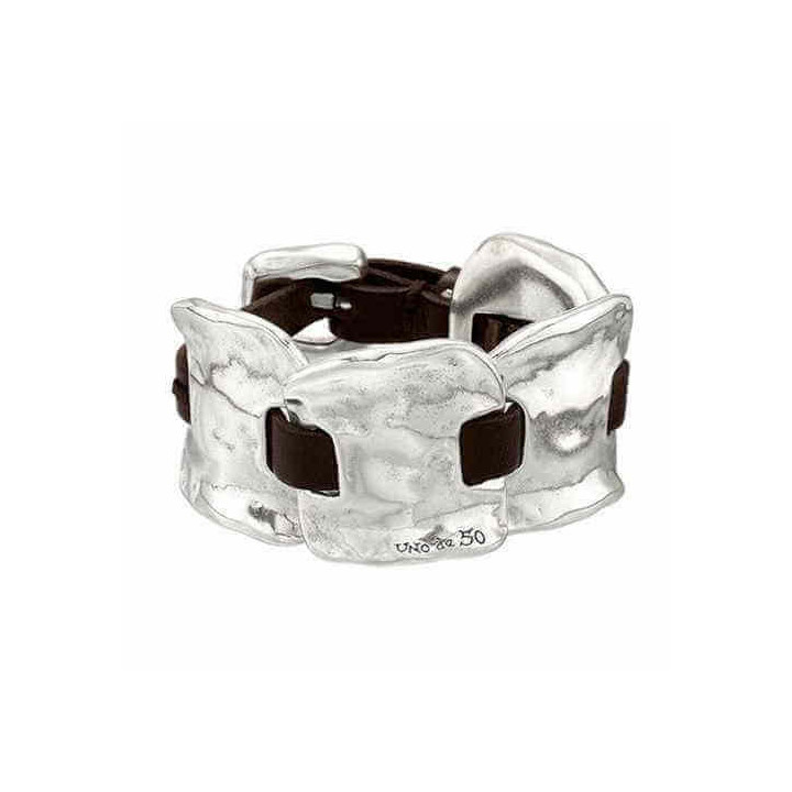 Brazalete Ancho Plata UNOde50