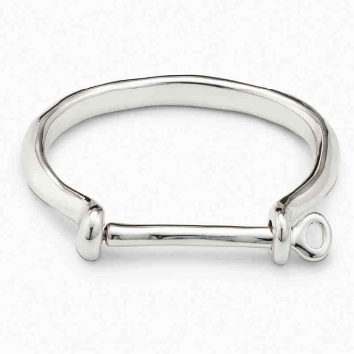 Horseshoe Silver Cuff Bracelet